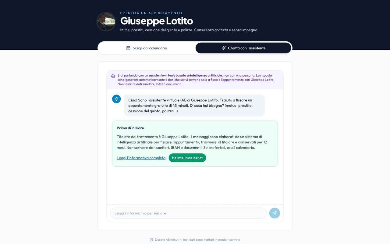 Oppure chattano con l'assistente